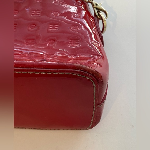 Arcadia Red and Gold Accent Handbag - Picture 8 of 11